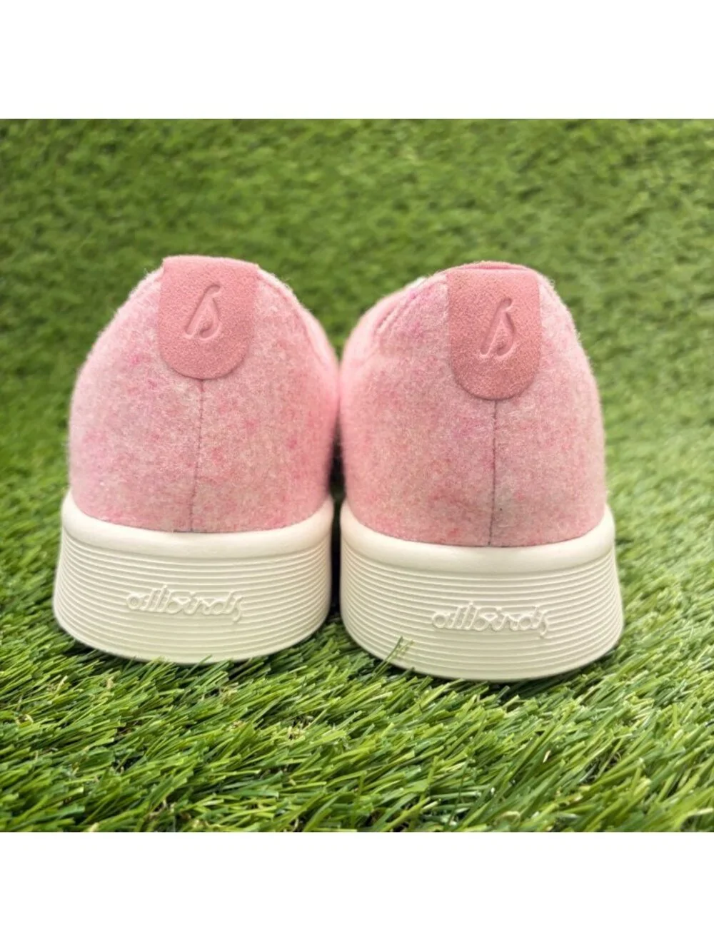 Allbirds Wool Cruiser Mens Size 9 Pink White Athletic Running Shoes Sneakers